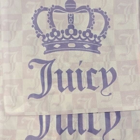 Juicy Couture J Crown Logo Set if 3 Mesh Wash Bags - Picture 6 of 7